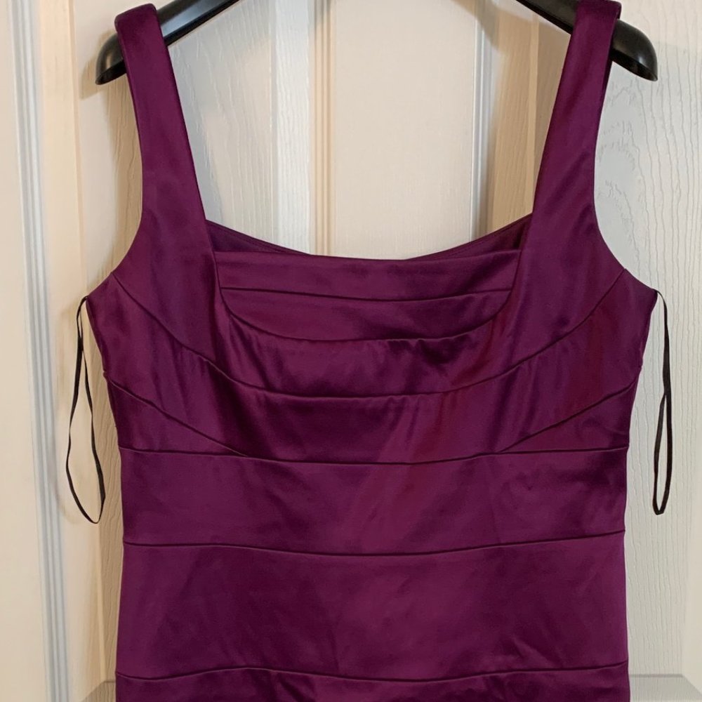 Beautiful plum cocktail or party dress